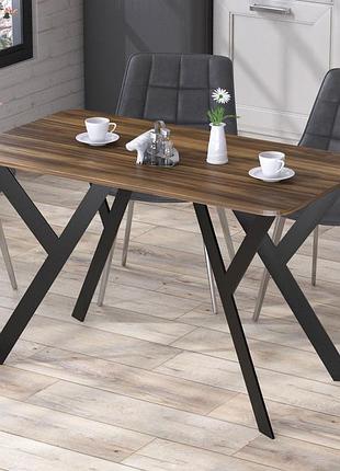 Стол обеденный ишла 120-65 loft design орех модена закруглённые углы