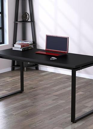 Письменный стол loft design q-160-36 black черный st7