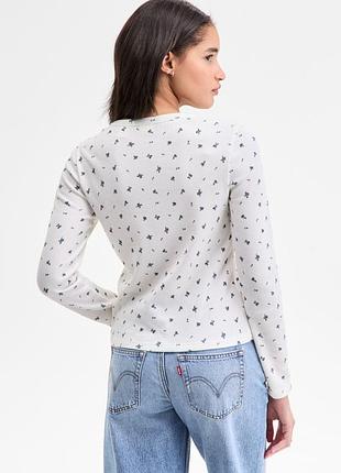 Женский вафельный лонгслив henley levi's 2