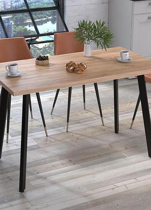 Стол обеденный ленард loft design дуб крафт золотой
