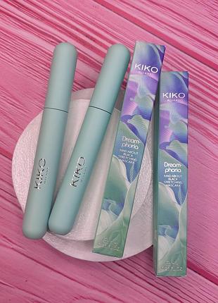 Туш для вій kiko milano dreamphoria mad about black stretching mascara