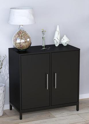 Тумба офисная l-800 loft design черный st7