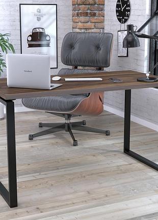 Письменный стол loft design q-135-36 black орех модена