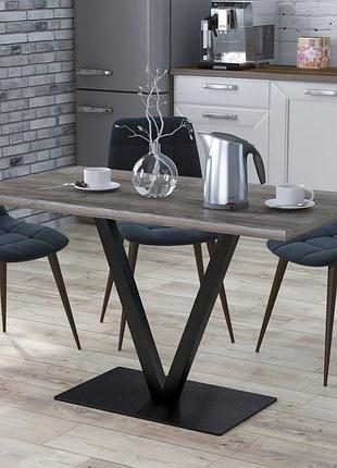 Стіл обідній вінсент loft design дуб палена