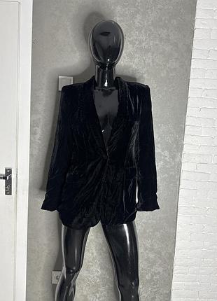 Велюровий піджак жакет zara, m