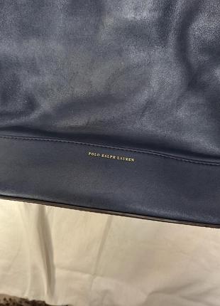 Кожаная сумка polo ralph lauren 3