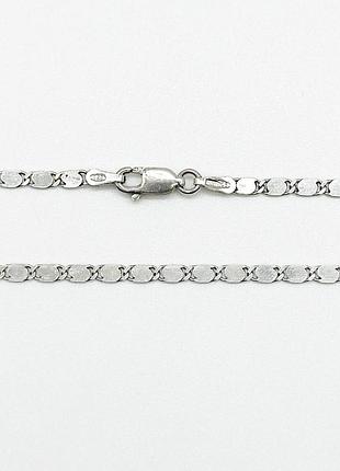Серебряная цепочка, размер 45 см x 0,25 см, вес: 6.1 г