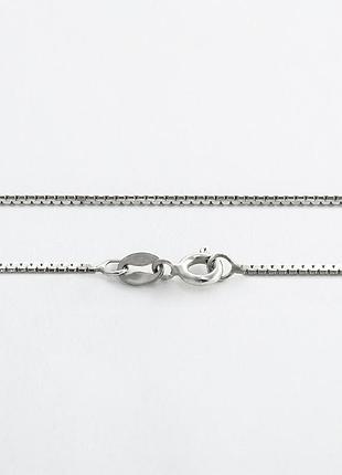 Серебряная цепочка, венеция плоская (853р), размер 45 см x 0,1 см, вес: 2.6 г