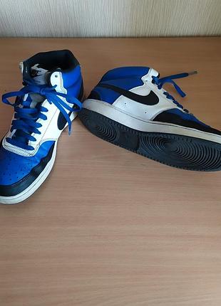Кожаные кроссовки nike 4