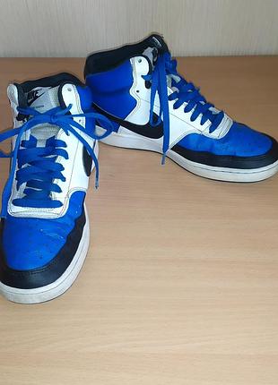 Кожаные кроссовки nike 6
