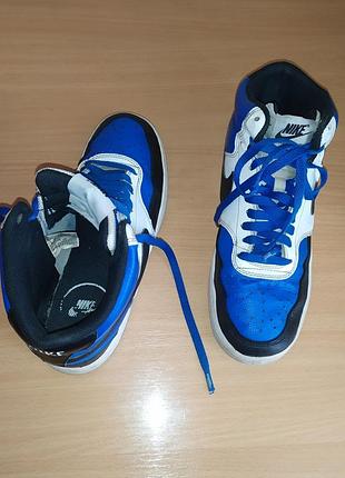 Кожаные кроссовки nike 7