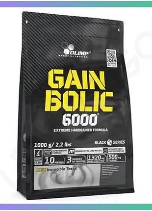 Гейнер olimp sport nutrition gain bolic 6000 1 кг клубника для набора мышечной массы спортивное питани sku_fitsh_cn0310-2