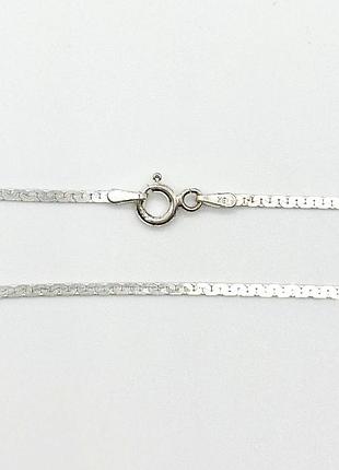 Серебряная цепочка, размер 45 см x 0,2 см, вес: 3.0 г