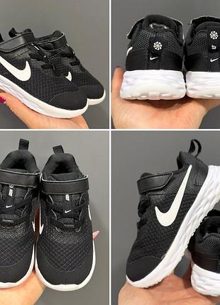 Кросівки для дітей nike revolution 6 чорні, розмір 25