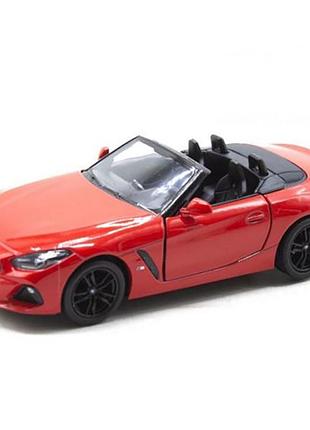 Машинка инерционная "bmw z4" kt5419w масштаб 1:36 красный