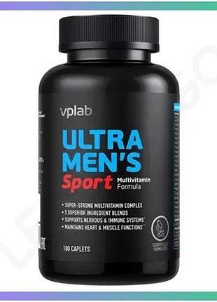 Універсальний спортивний мультивітамін ultra men's sport 180 капсул для чоловіків підтримка енергії та sku_2022-10-1447