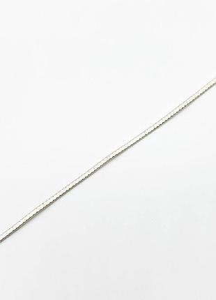 Серебряный браслет, размер 19 см x 0,4 см, вес: 5.3 г