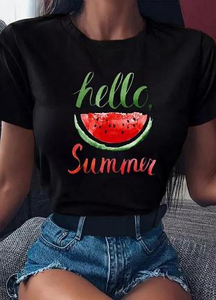 Футболка с принтом "summer"