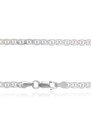 Серебряная цепочка, гуччи марина (барли) (810р), размер 60 см x 0,5 см, вес: 11.0 г