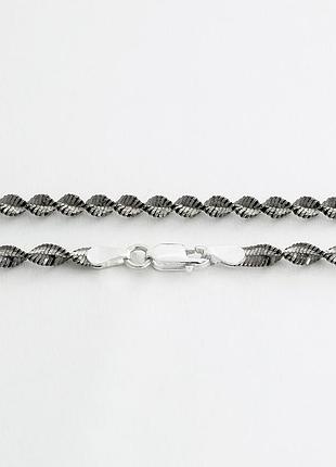 Серебряная цепочка, магия твист (ребекка) (852в), размер 45 см x 0,35 см, вес: 6.8 г