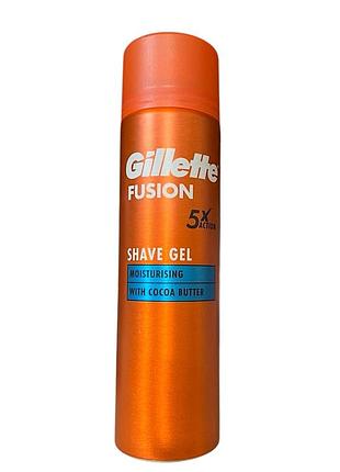 Гель для бритья gillette fusion 5 ultra moisturising 200 мл 5132