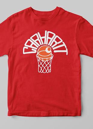 Футболка з принтом carhartt basketball