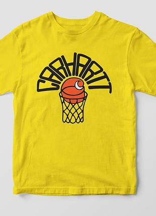 Футболка з принтом carhartt basketball