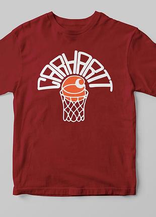 Футболка з принтом carhartt basketball
