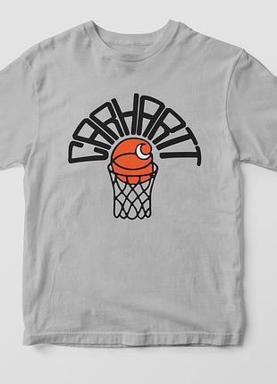 Футболка з принтом carhartt basketball