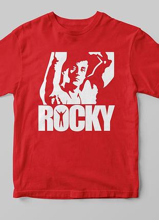 Футболка «рокки бальбоа (rocky)» красный