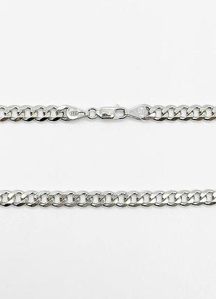 Серебряная цепочка гурмет панцирь, размер 55 см x 0,6 см, вес: 32.0 г