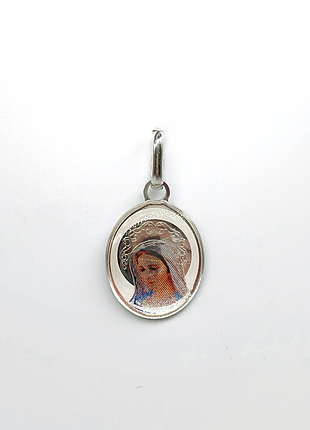 Серебряная подвеска "дева мария"