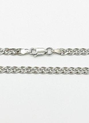 Серебряная цепочка, нонна (мона лиза) (813), размер 55 см x 0,4 см, вес: 10.3 г