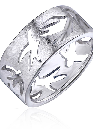 Серебряное кольцо, размер 16,5, вес: 3.4 г