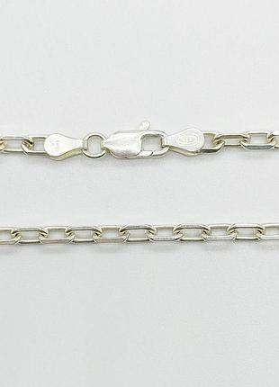 Серебряная цепочка, якорь (855), размер 50 см x 0,4 см, вес: 12.7 г