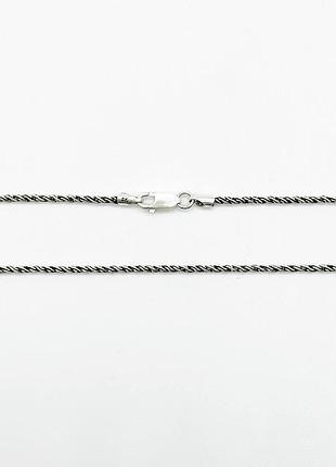 Серебряная цепочка, размер 50 см x 0,2 см, вес: 6.7 г