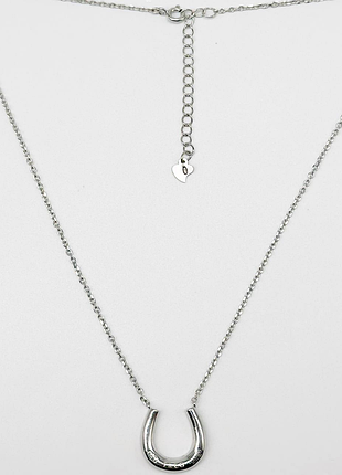 Серебряное колье родированное в стиле "tiffany", размер 38 см x 0,1 см, вес: 4.4 г