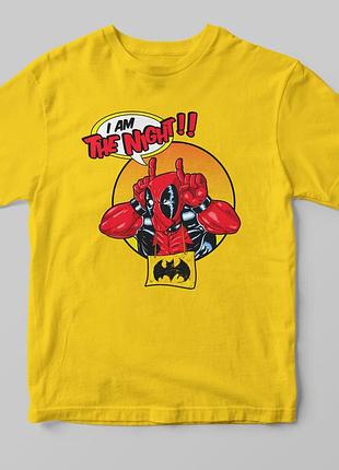 Футболка "deadpool the night" жовтий