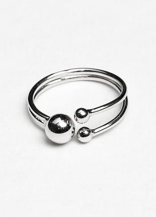 Серебряное кольцо, размер 16,0, вес: 2.0 г