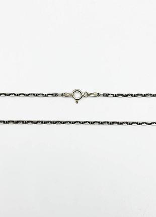 Серебряная цепочка, плетение якорь гуччи, размер 55 см x 0,2 см, вес: 4.9 г