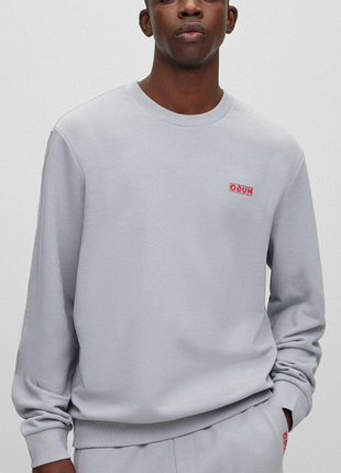 Свитшот hugo mens medium grey drick194 crew neck sweatshirt