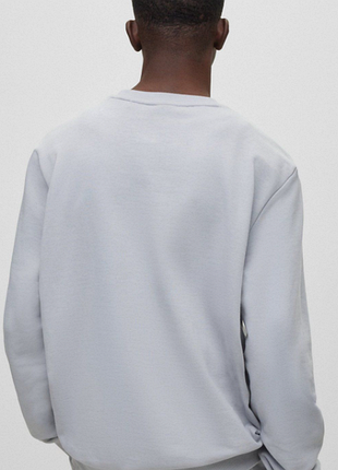 Свитшот hugo mens medium grey drick194 crew neck sweatshirt 2