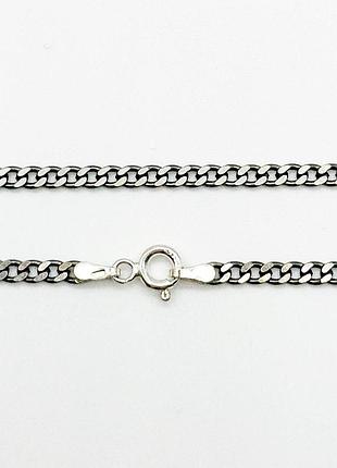 Серебряная цепочка, плетение гурмет (панцирь), размер 60 см x 0,3 см, вес: 9.9 г