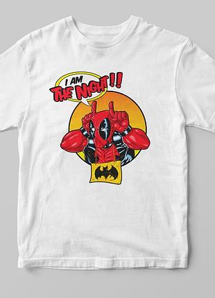 Футболка "deadpool the night" білий