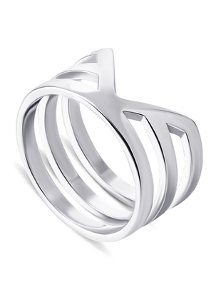 Серебряное кольцо, размер 16,0, вес: 3.8 г