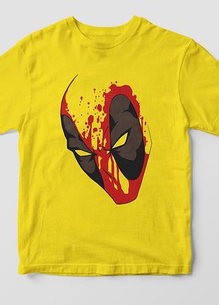 Футболка "deadpool" желтый