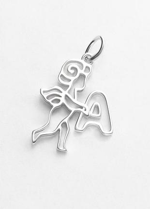Серебряный подвес буква "а"