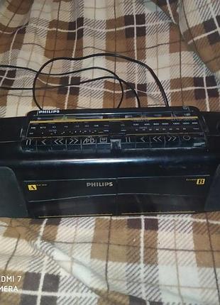 Кассетный магнитофон philips радиоприёмником 3