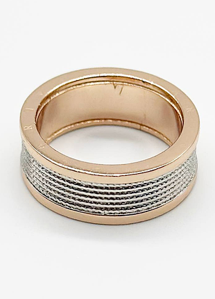 Срібна каблучка в стилі "bvlgari", розмір 18,0, вага: 9.0 г