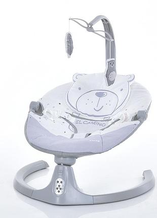 Укачивающий центр качель me 1116 cute gray убаюкивающий центр-шезлонг